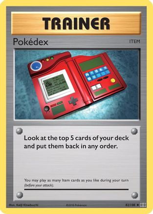 Pokedex 82/108 - XY  Evolutions Reverse Holofoil