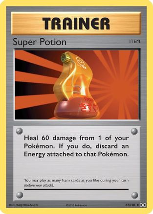 Super Potion 87/108 - XY  Evolutions