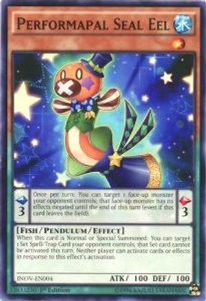 Performapal Seal Eel (INOV-EN004) - Invasion: Vengeance 1st Edition