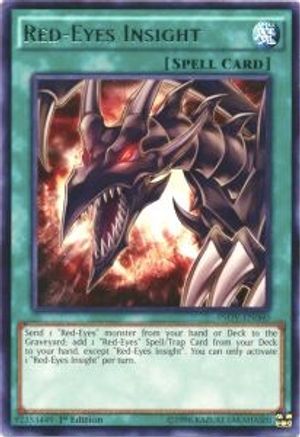 Red-Eyes Insight (INOV-EN060) - Invasion: Vengeance 1st Edition