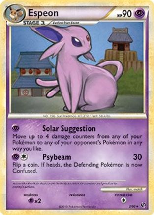 Espeon - 2/90 (HGSS Undaunted) - Deck Exclusives