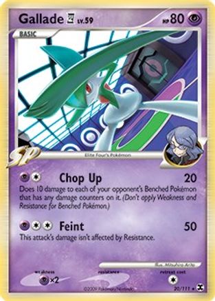 Gallade E4 - 20/111 (DPPt Rising Rivals) - Deck Exclusives Holofoil