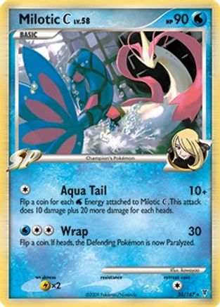 Milotic C - 35/147 (DPPt Supreme Victors) - Deck Exclusives Holofoil