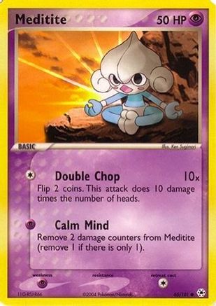 Meditite - EX Battle Stadium
