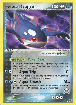 Team Aqua's Kyogre - 3/95 (EX Team Magma vs Team Aqua) - Deck Exclusives