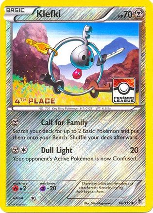 Klefki - 66/119 (League Promo) [4th Place] - League & Championship Cards Reverse Holofoil