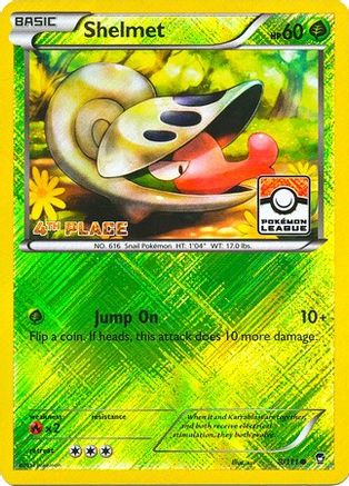 Shelmet - 8/111 (Pokemon League) [4th Place] - League & Championship Cards Reverse Holofoil