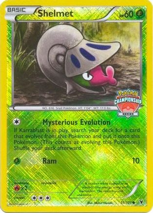 Shelmet - 11/101 (Championship Series) - League & Championship Cards Reverse Holofoil