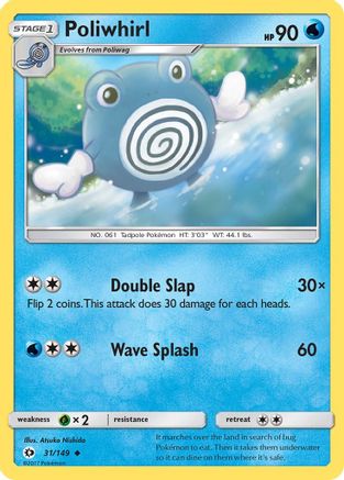 Poliwhirl 31/149 - SM Base Set