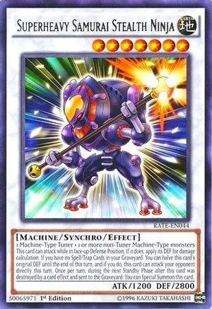 Superheavy Samurai Stealth Ninja (RATE-EN044) - Raging Tempest 1st Edition