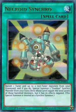 Necroid Synchro (DUSA-EN015) - Duelist Saga 1st Edition