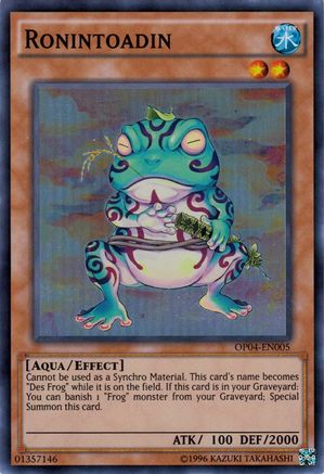 Ronintoadin (OP04-EN005) - OTS Tournament Pack 4 Unlimited