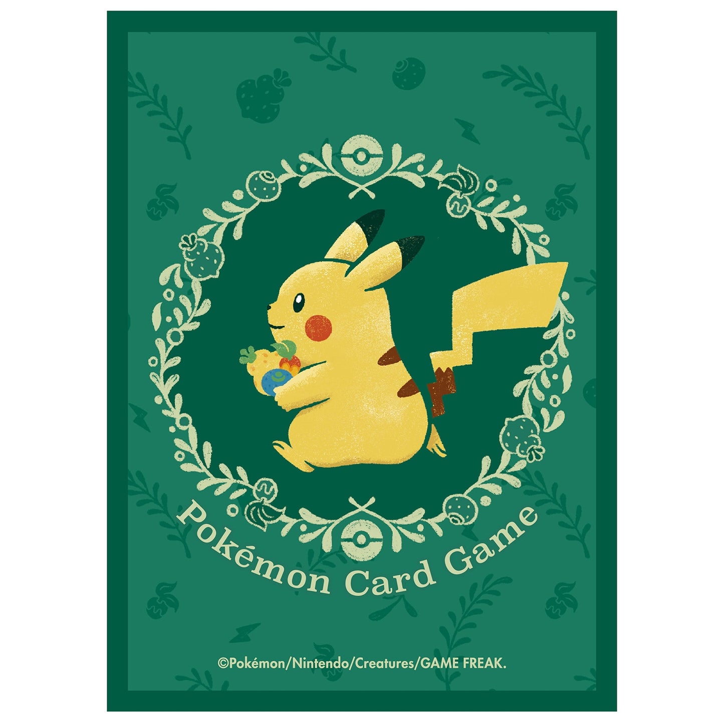 Pokémon Center Japan Official Sleeves: Berries & Pikachu Sleeves