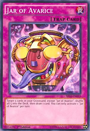 Jar of Avarice (SR03-EN033) - Structure Deck: Machine Reactor 1st Edition