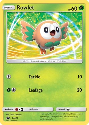 Rowlet - SM22/248 - SM Promos Holofoil