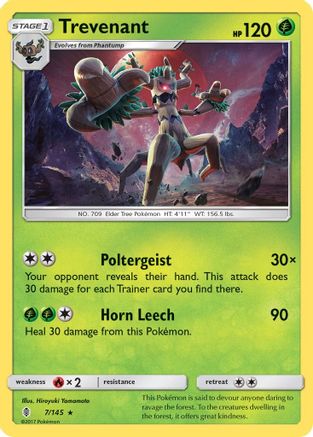 Trevenant/145 - SM  Guardians Rising