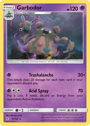 Garbodor 51/145 - SM  Guardians Rising