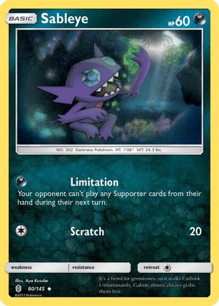 Sableye 80/145 - SM  Guardians Rising