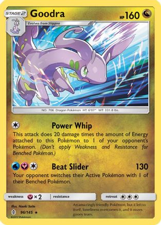 Goodra 96/145 - SM  Guardians Rising Reverse Holofoil