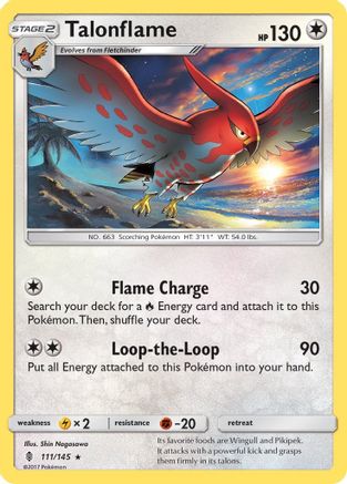 Talonflame/145 - SM  Guardians Rising Reverse Holofoil