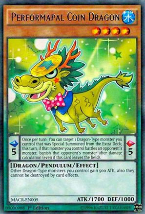 Performapal Coin Dragon (MACR-EN005) - Maximum Crisis Unlimited