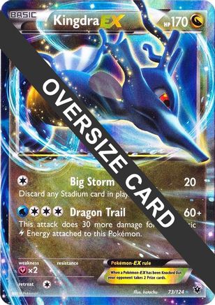 Kingdra EX - 73/124 - Jumbo Cards Holofoil
