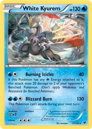 White Kyurem - 21/124 (XY Fates Collide) - Deck Exclusives