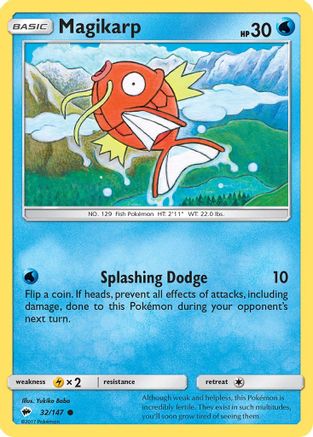 Magikarp 32/147 - SM  Burning Shadows