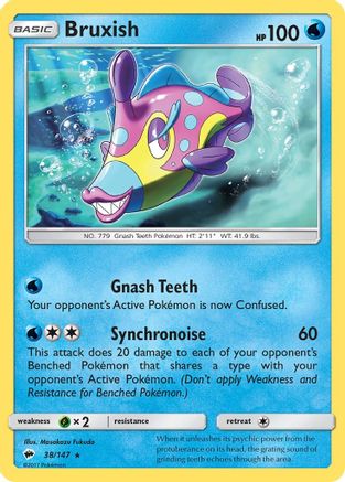 Bruxish/147 - SM  Burning Shadows Reverse Holofoil