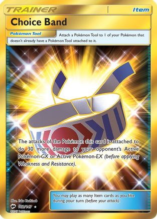Choice Band (Secret)/147 - SM  Burning Shadows Holofoil