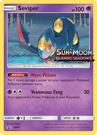 Seviper - SM46 (Prerelease)/248 - SM Promos Holofoil