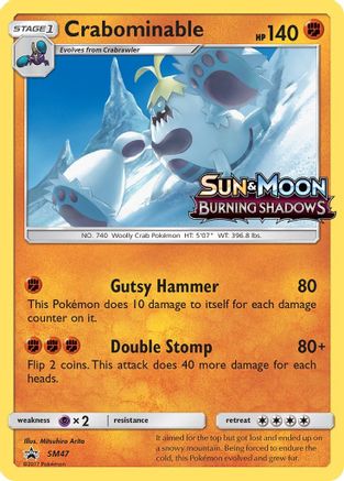 Crabominable - SM47 (Prerelease)/248 - SM Promos Holofoil