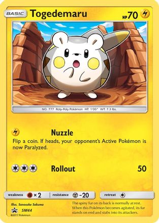Togedemaru - SM44/248 - SM Promos Holofoil