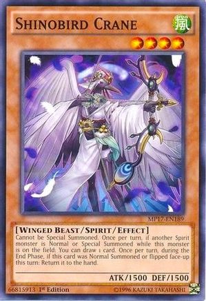 Shinobird Crane (MP17-EN189) - 2017 Mega-Tins Mega Pack 1st Edition