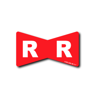 Dragon Ball - Red Ribbon Army Small Sticker (B-SIDE LABEL)