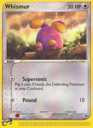 Whismur - 019 (Target Promo) - Nintendo Promos