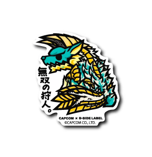 Capcom Monster Hunter - Thunderlord Zinogre Small Sticker (B-SIDE LABEL)