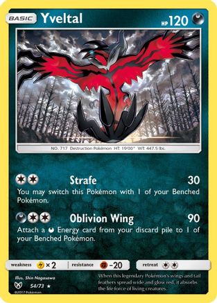 Yveltal 54/73 - Shining Legends