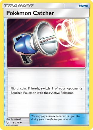 Pokemon Catcher 64/73 - Shining Legends Reverse Holofoil