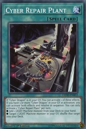 Cyber Repair Plant (LEDD-ENB12) - Legendary Dragon Decks 1st Edition