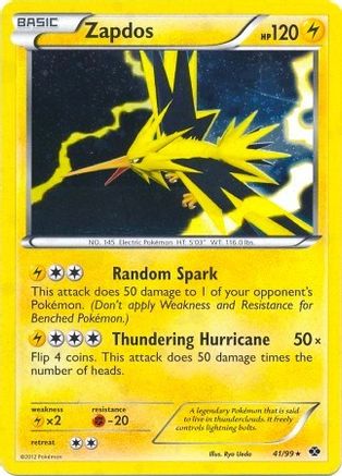 Zapdos - 41/99 (Next Destinies) - Blister Exclusives Holofoil