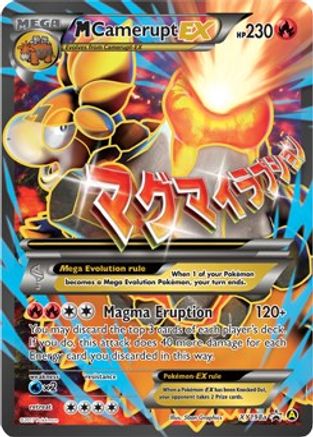 M Camerupt EX - XY198a XY198a/211 - Alternate Art Promos Holofoil