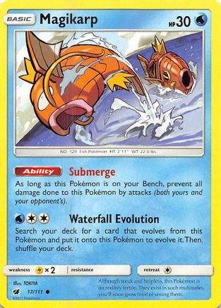 Magikarp 17/111 - SM  Crimson Invasion Reverse Holofoil