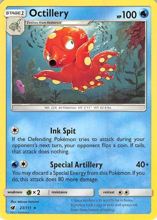 Octillery/111 - SM  Crimson Invasion Reverse Holofoil