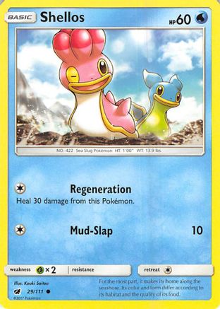 Shellos 29/111 - SM  Crimson Invasion