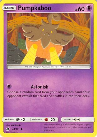 Pumpkaboo 44/111 - SM  Crimson Invasion Reverse Holofoil