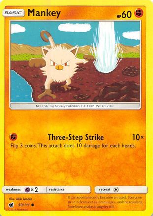 Mankey 50/111 - SM  Crimson Invasion