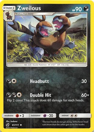 Zweilous 61/111 - SM  Crimson Invasion
