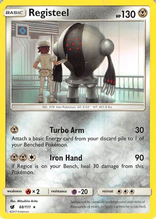 Registeel 68/111 - SM  Crimson Invasion