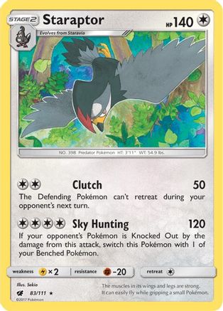 Staraptor/111 - SM  Crimson Invasion